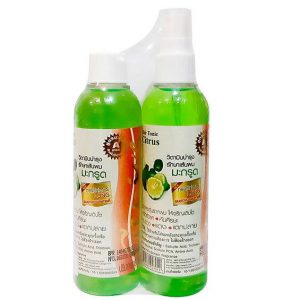 Bộ 2 chai Tinh dầu kích mọc tóc cam Bergamot Genive Hair Tonic Thái Lan